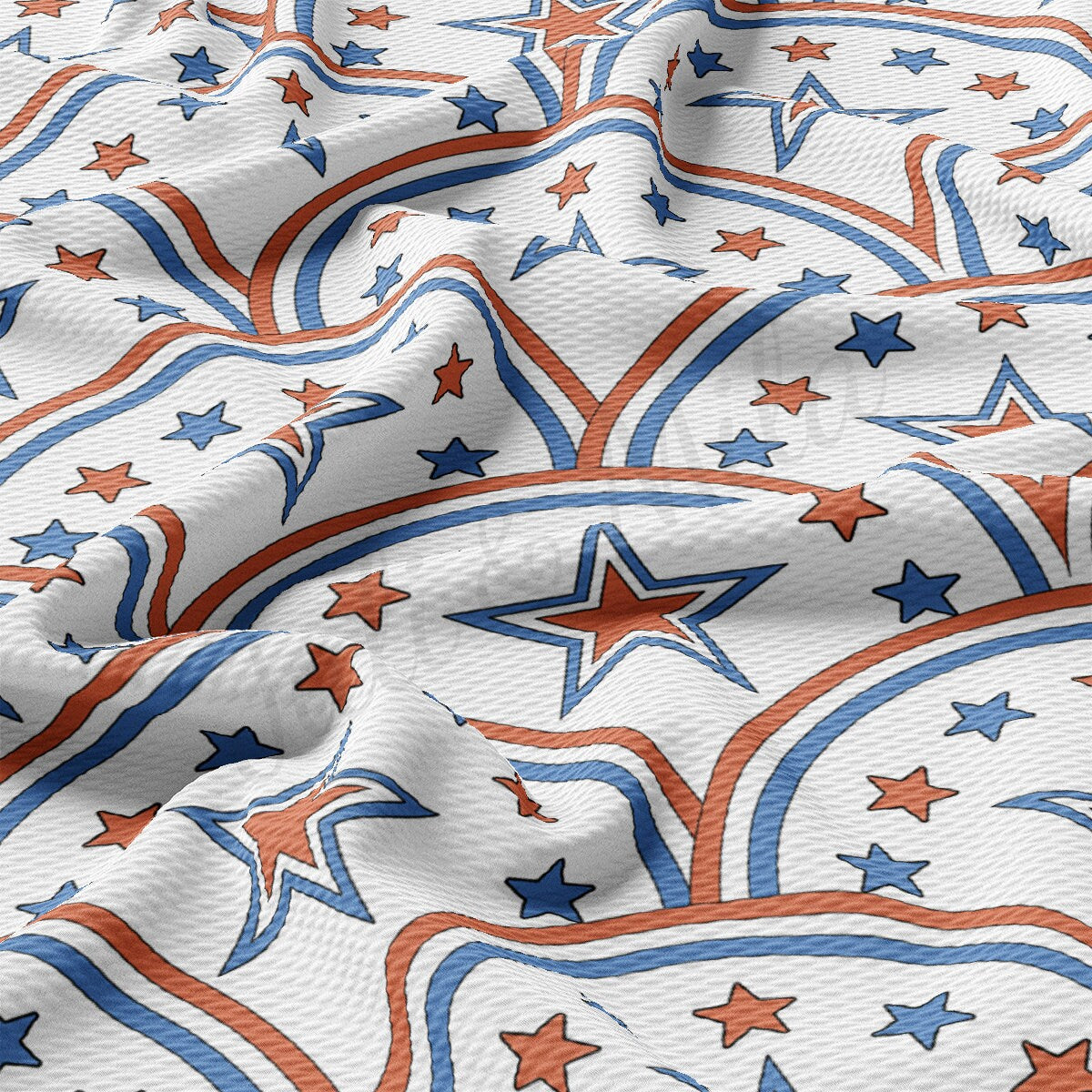 4th of July Patriotic Bullet Fabric AA2191