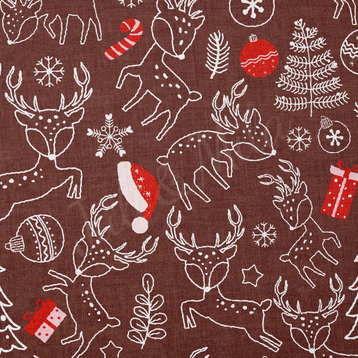 100% Cotton Fabric CTN2164 Christmas