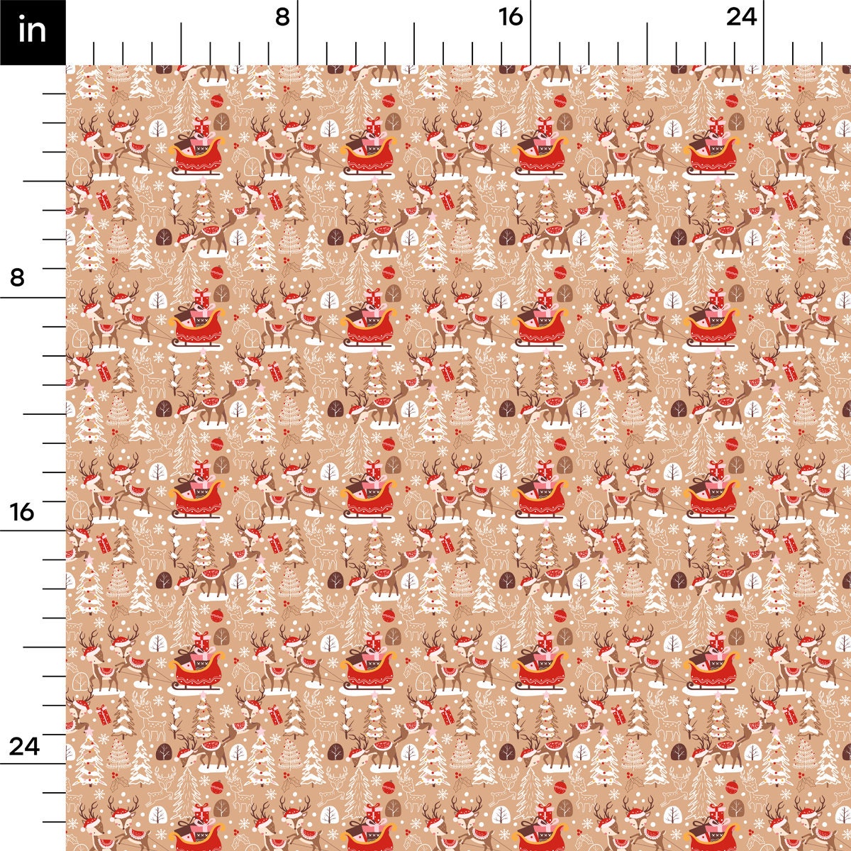 100% Cotton Fabric CTN2166 Christmas