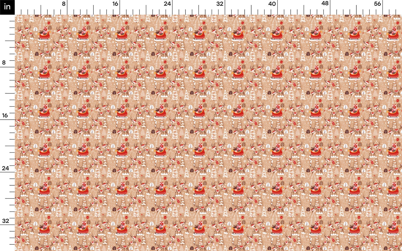100% Cotton Fabric CTN2166 Christmas