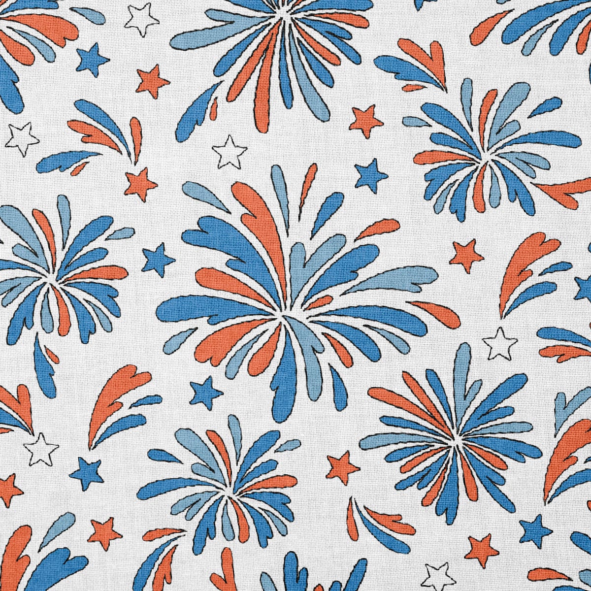 100% Cotton Fabric CTN2178 4th of July Patriotic