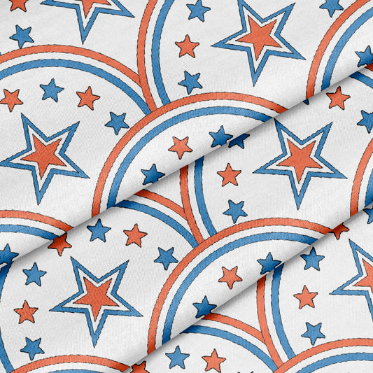 100% Cotton Fabric CTN2191 4th of July Patriotic