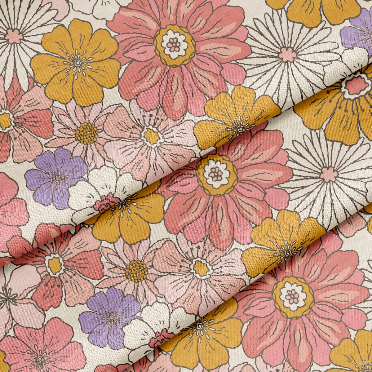 100% Cotton Fabric  CTN2196 Floral