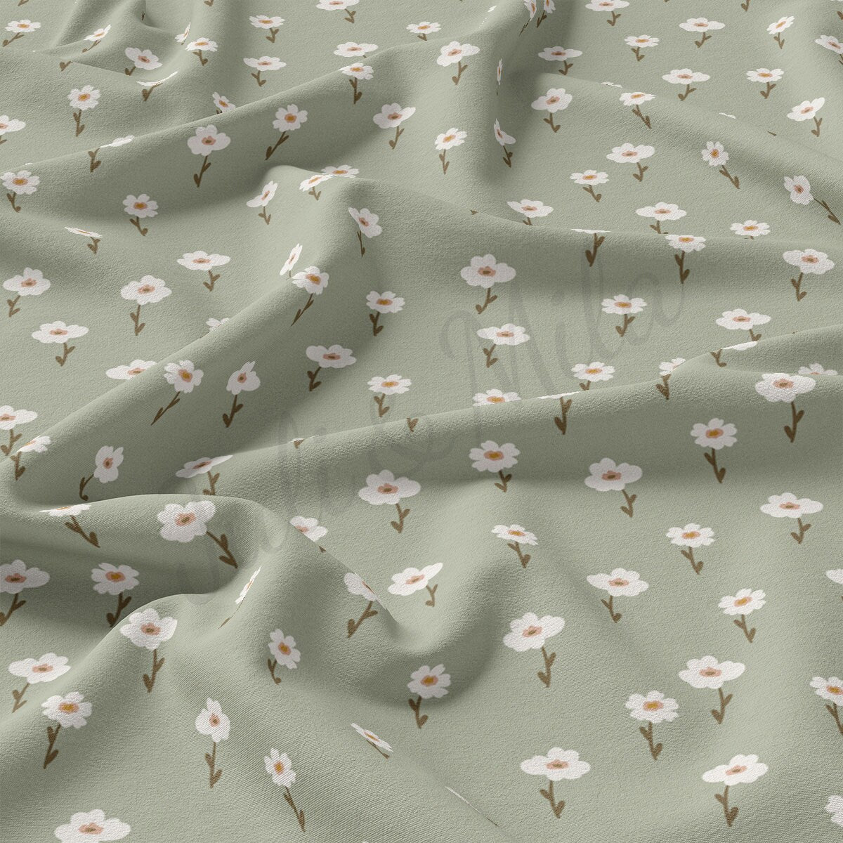 Floral DBP Fabric Double Brushed Polyester DBP2183