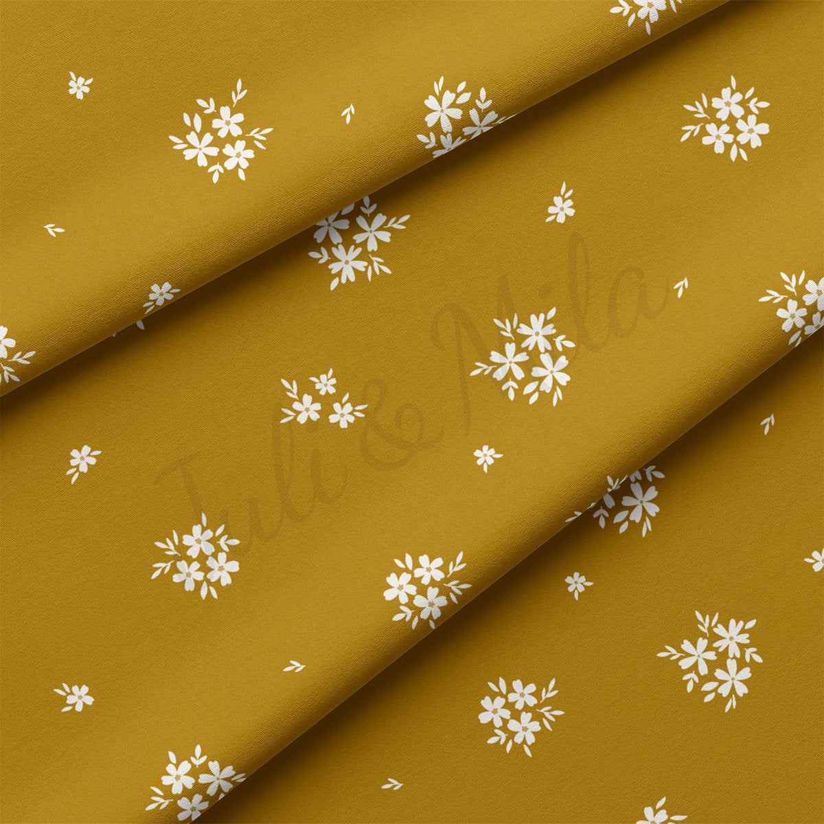 Floral DBP Fabric Double Brushed Polyester DBP2186