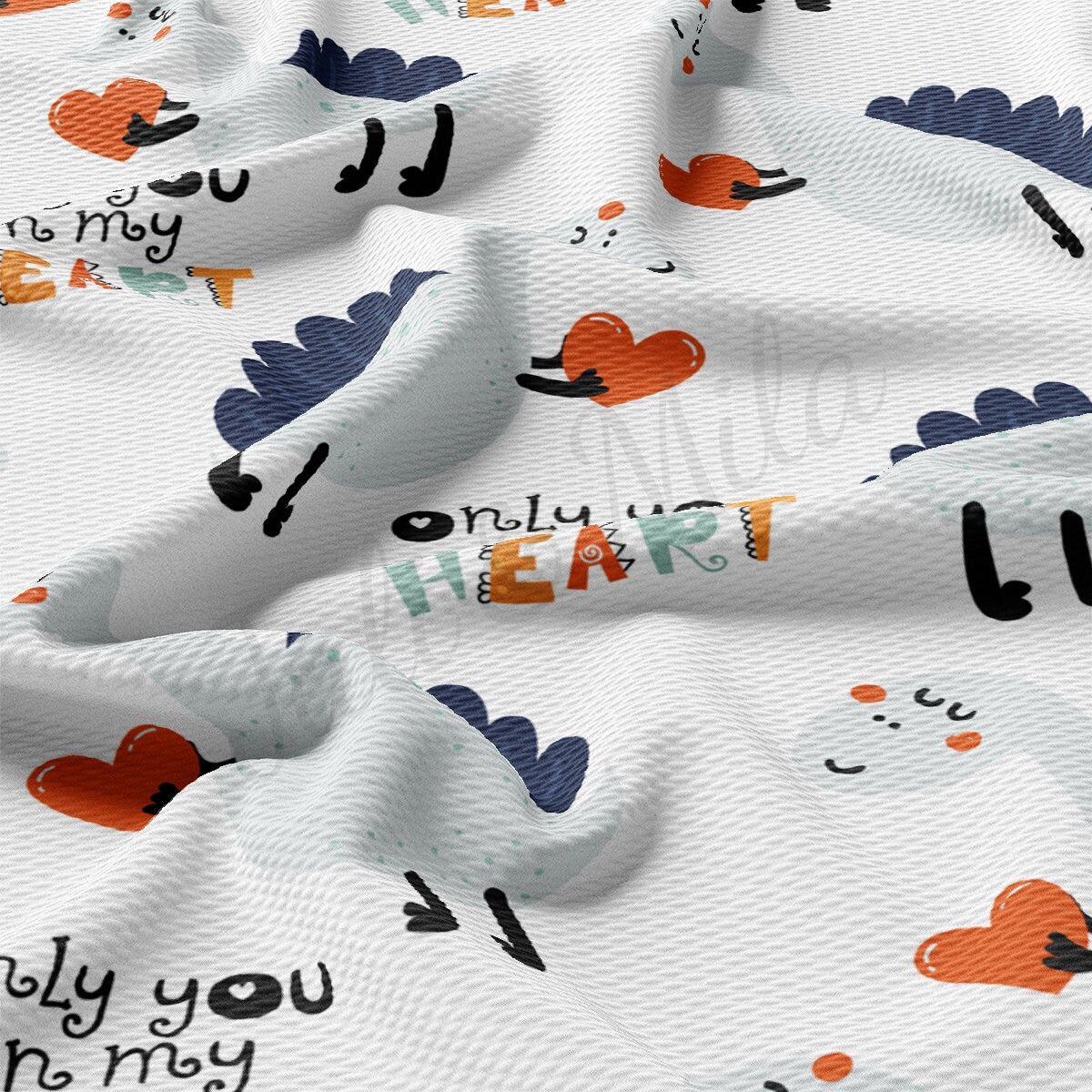 Only in My Heart Dino Bullet Fabric AA2231