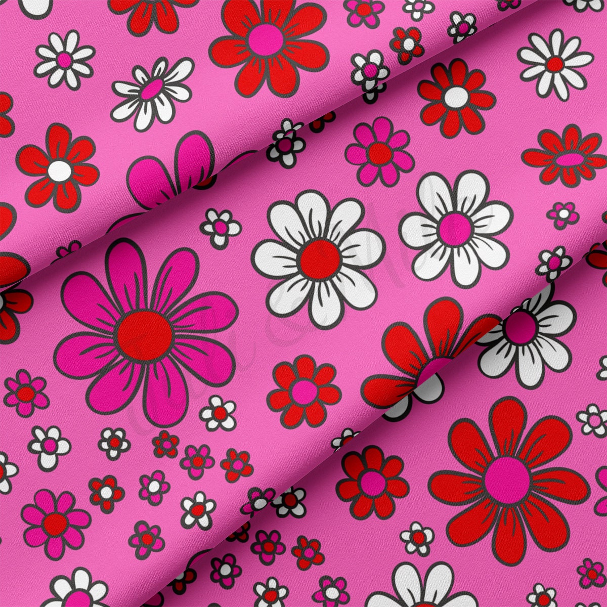 DBP Fabric Double Brushed Polyester DBP2212 Valentine's Day