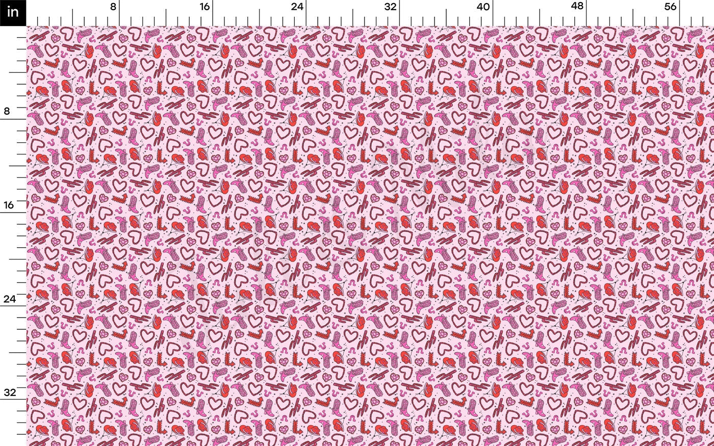 DBP Fabric Double Brushed Polyester DBP2214 Valentine's Day