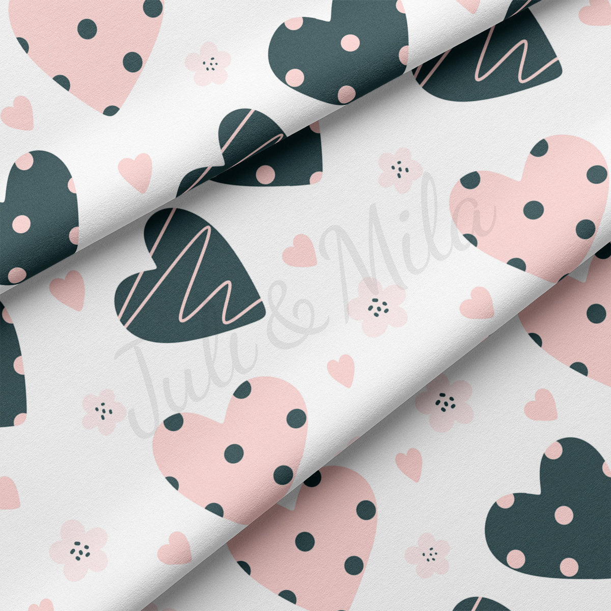 DBP Fabric Double Brushed Polyester DBP2216 Valentine's Day