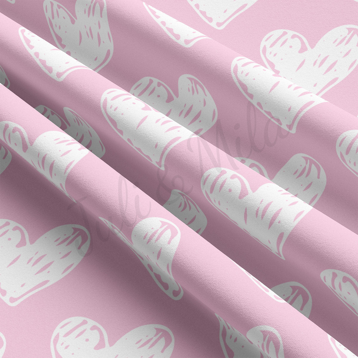 DBP Fabric Double Brushed Polyester DBP2219 Valentine's Day