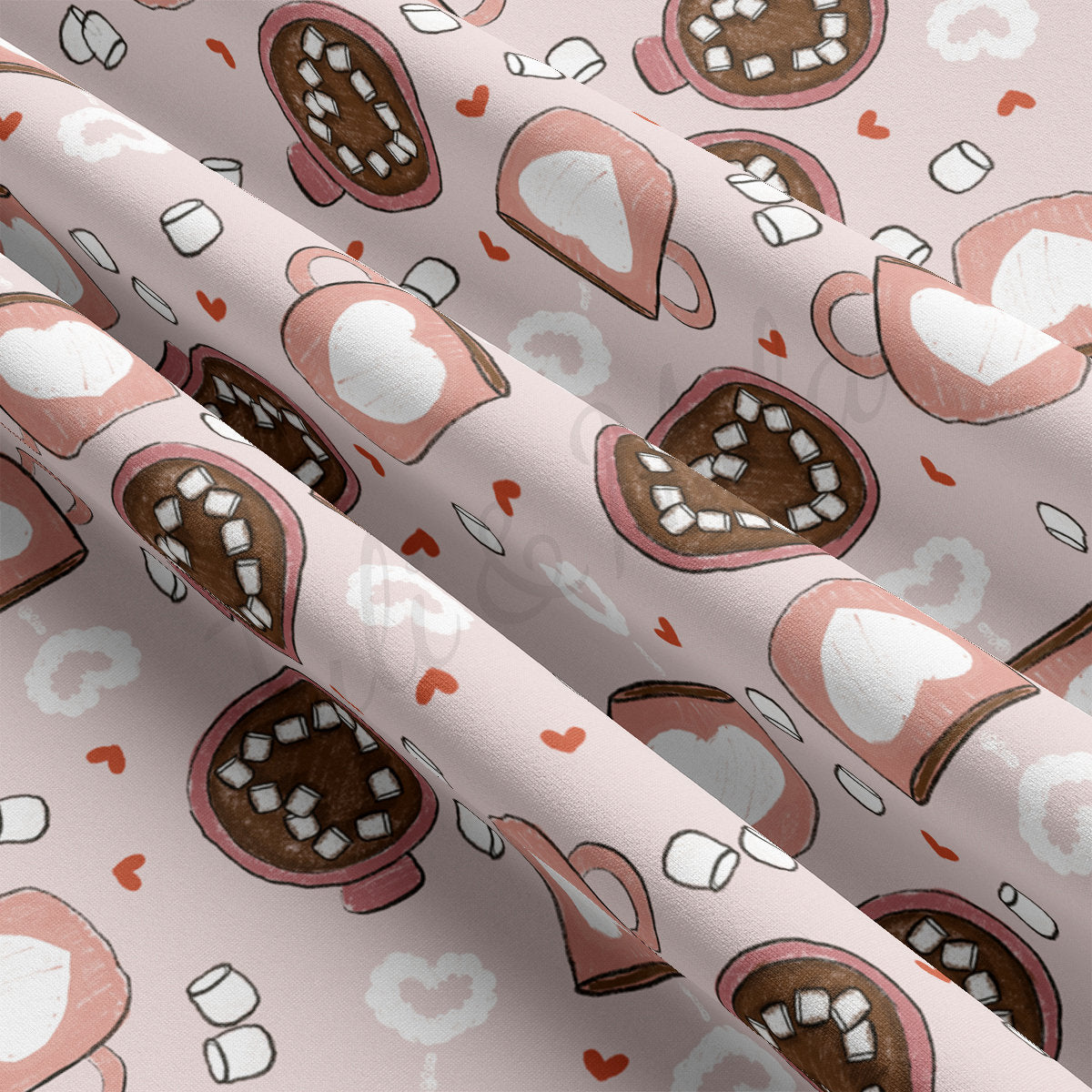 DBP Fabric Double Brushed Polyester DBP2220 Valentine's Day