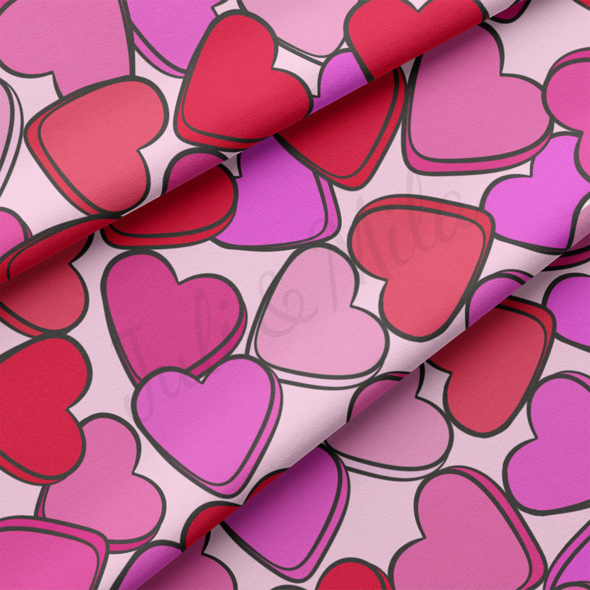 DBP Fabric Double Brushed Polyester Fabric DBP2222 Valentine's Day