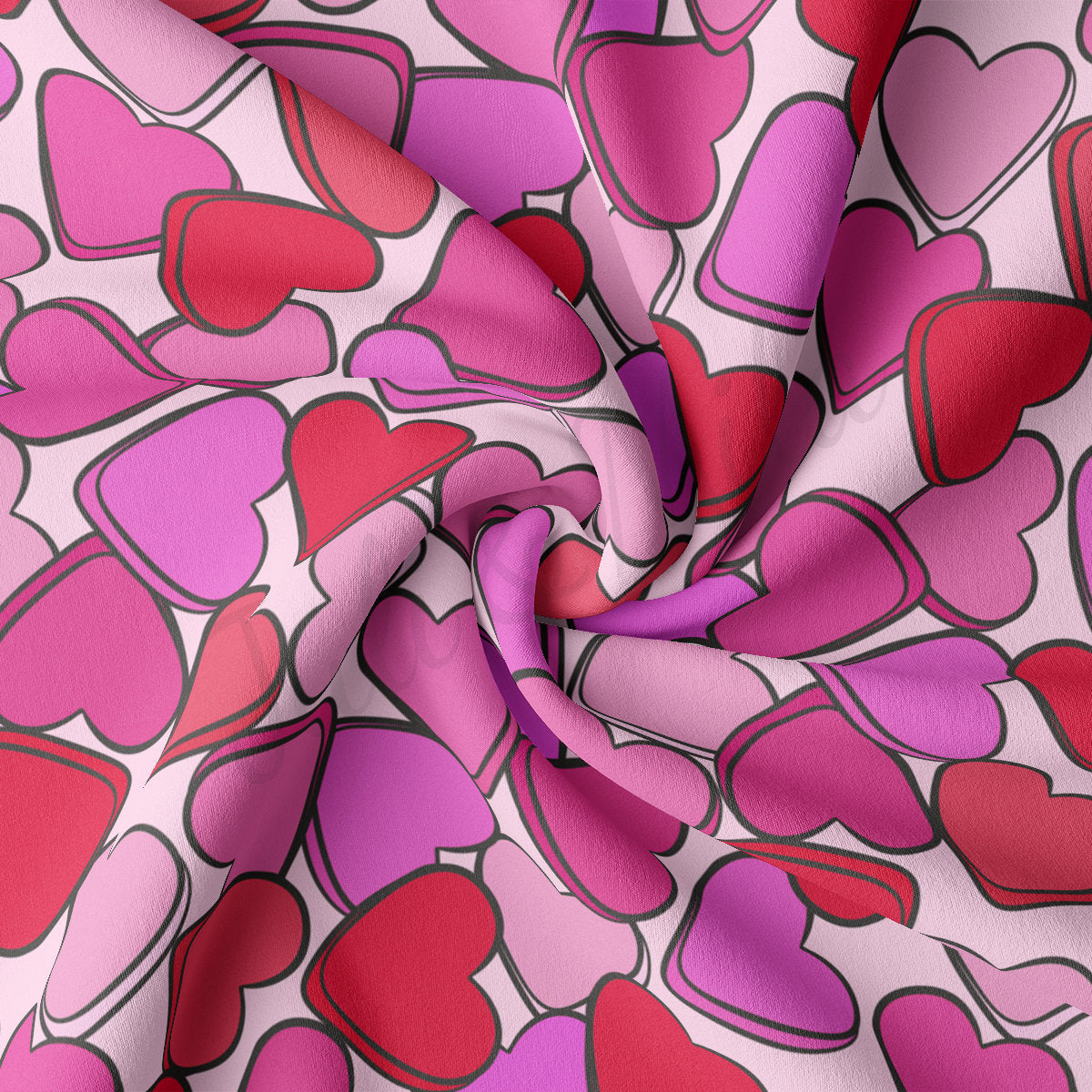 DBP Fabric Double Brushed Polyester Fabric DBP2222 Valentine's Day