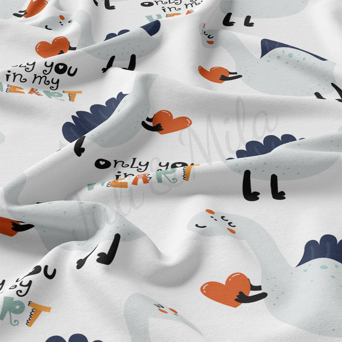 DBP Fabric Double Brushed Polyester DBP2231 Valentine's Day