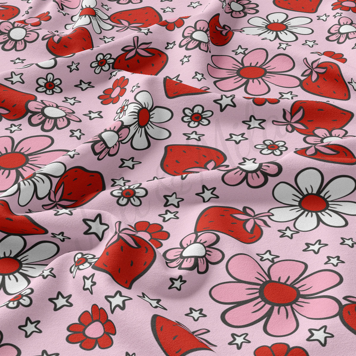 DBP Fabric Double Brushed Polyester DBP2248 Valentine's Day