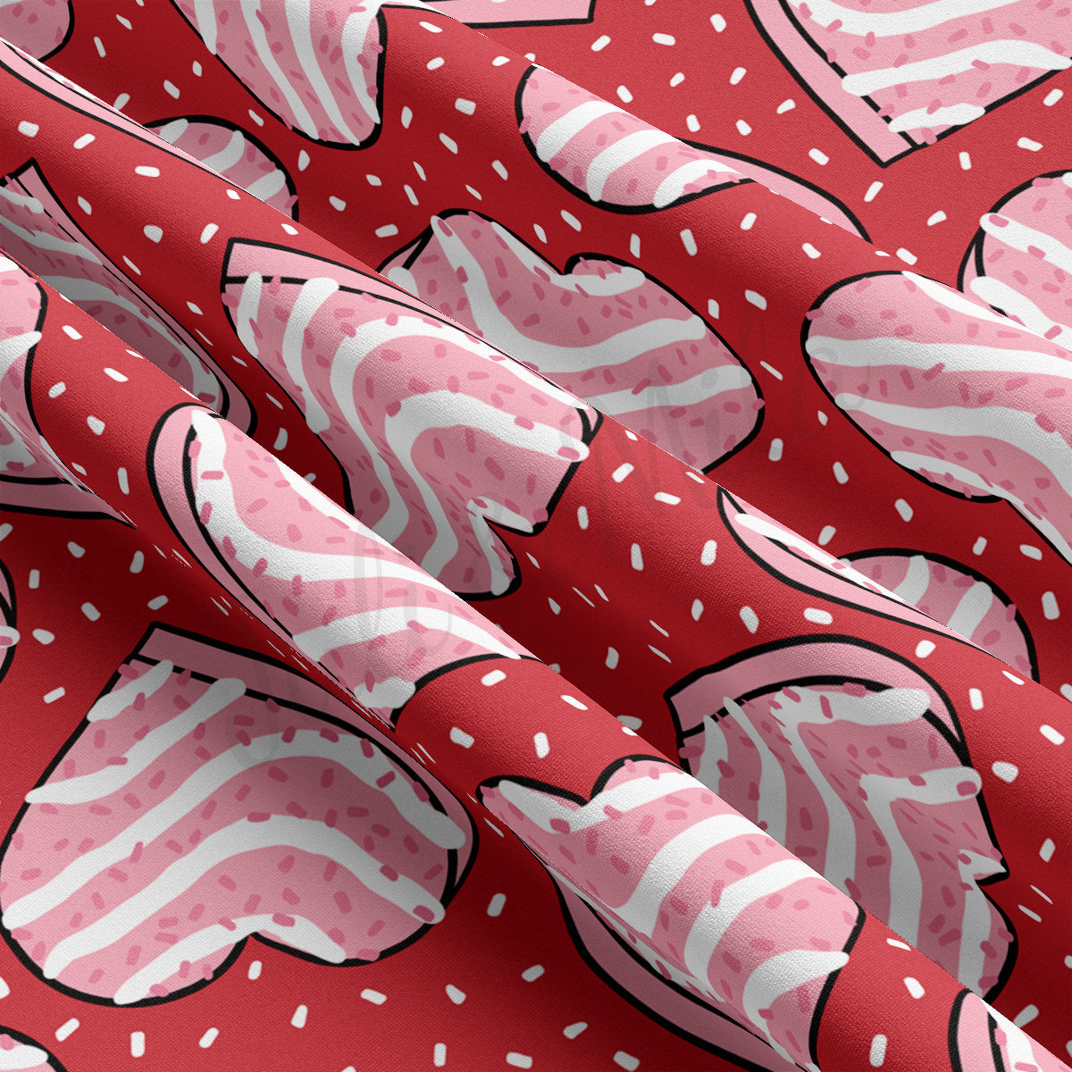 DBP Fabric Double Brushed Polyester DBP2257 Valentine's Day