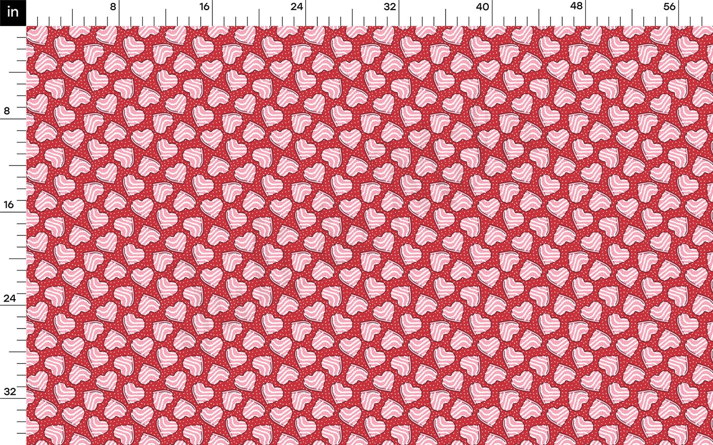 DBP Fabric Double Brushed Polyester DBP2257 Valentine's Day
