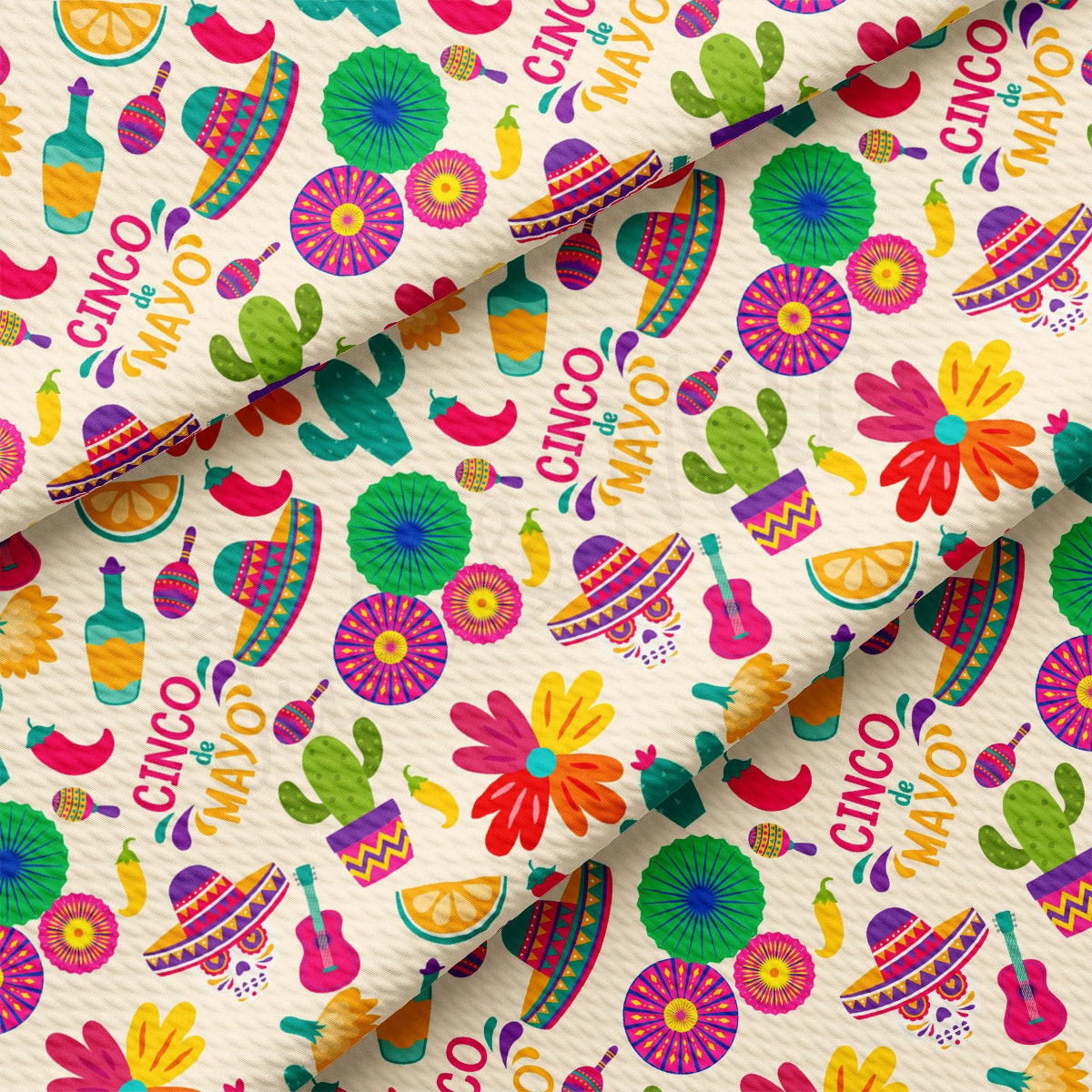 Bullet Fabric AA2267 Cinco De May Mexico Serape