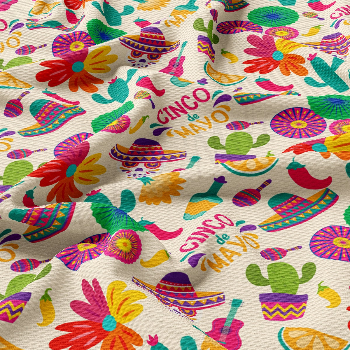 Bullet Fabric AA2267 Cinco De May Mexico Serape