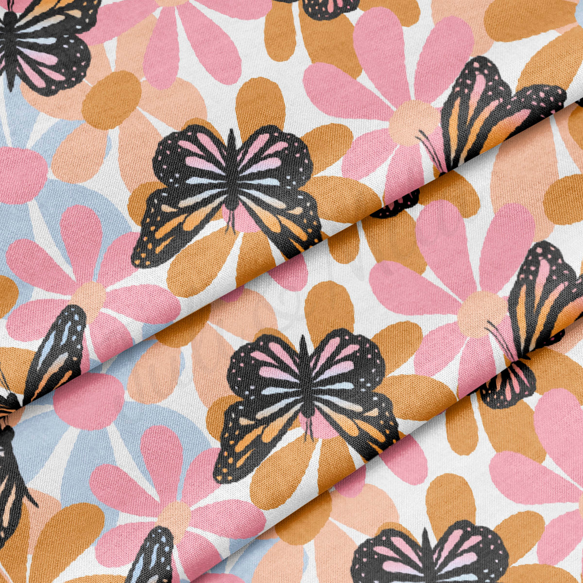 100% Cotton Fabric CTN2262 Butterfly