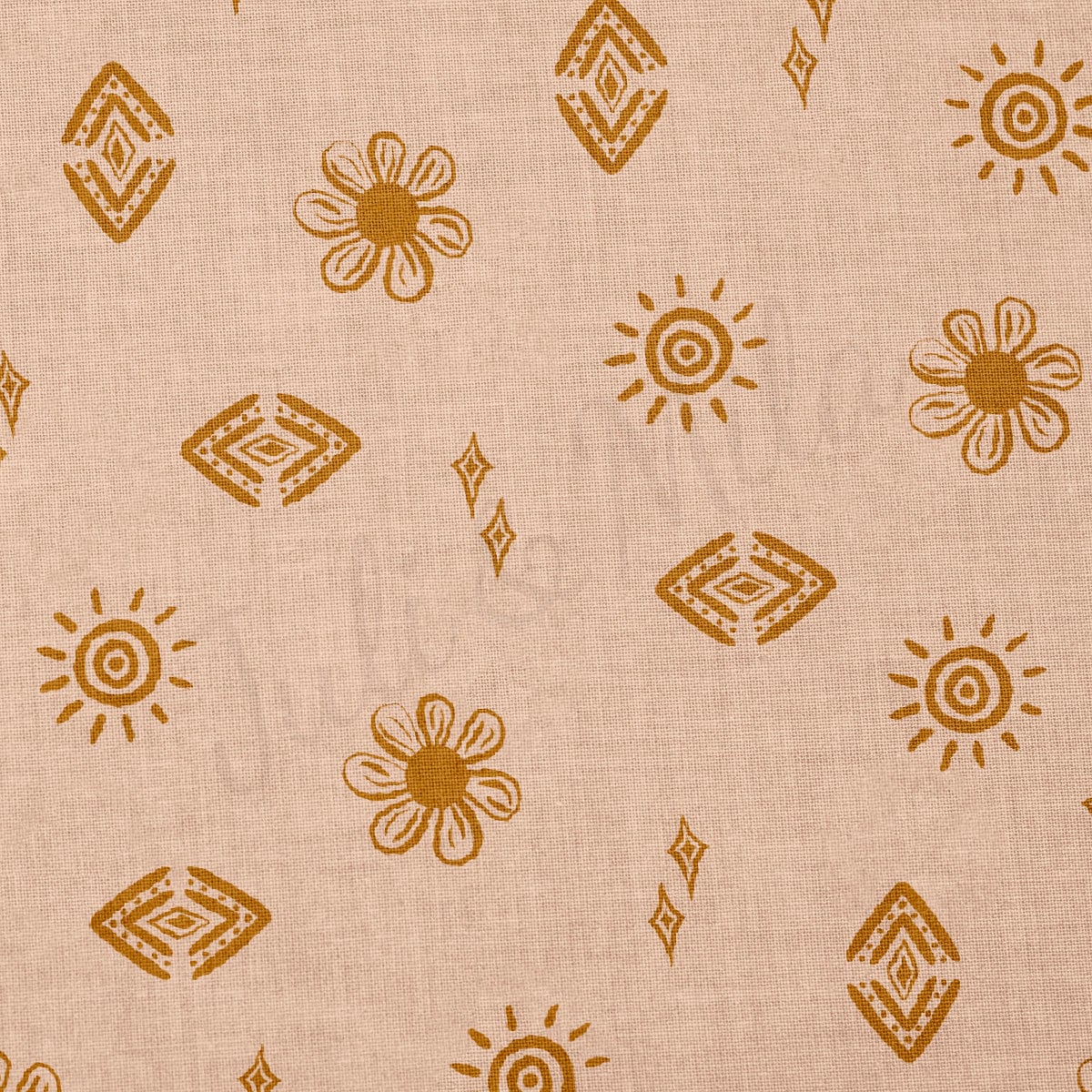 100% Cotton Fabric CTN2282 Boho Sun