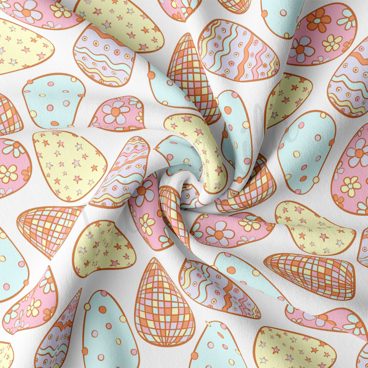 DBP Fabric Double Brushed Polyester DBP2274 Easter