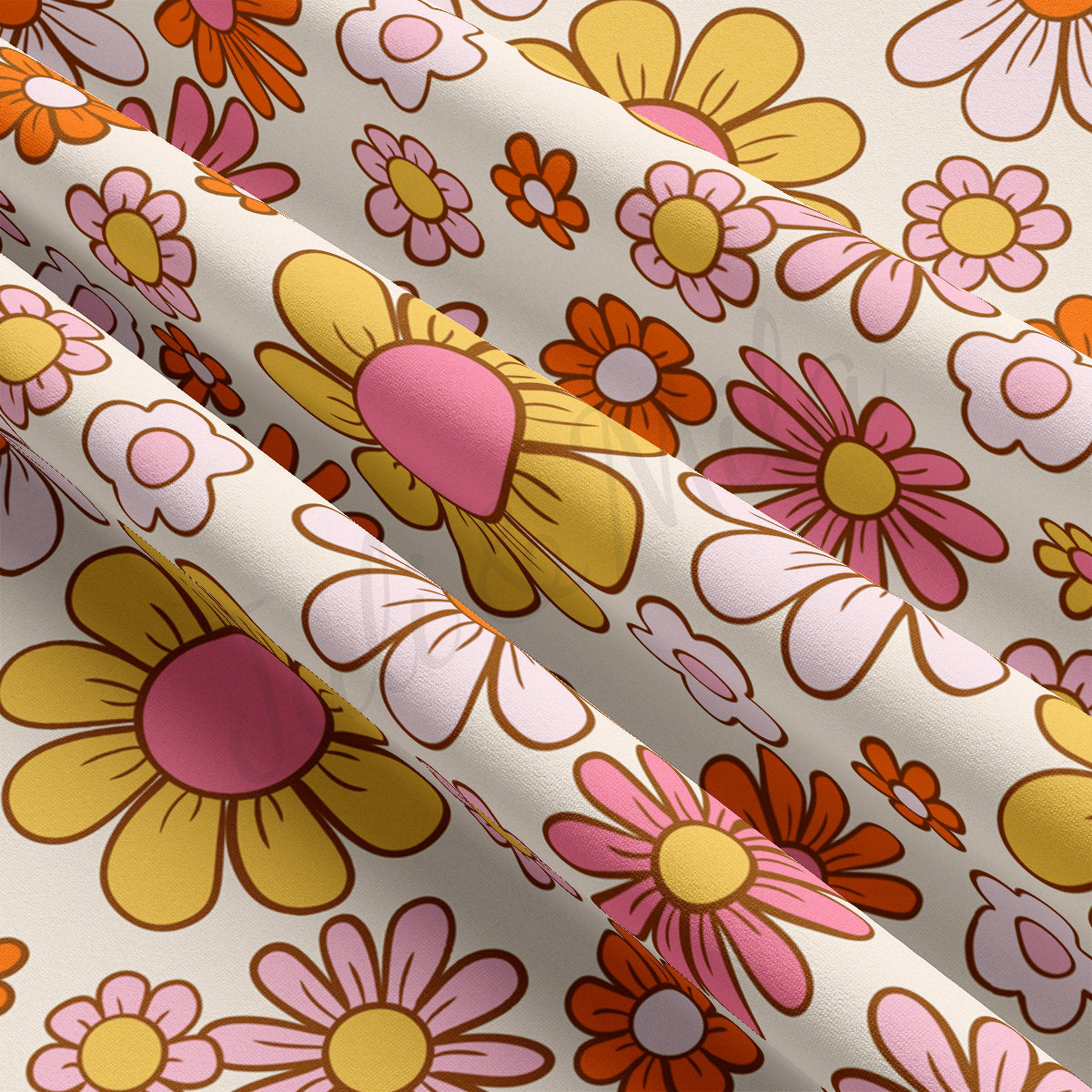 DBP Fabric Double Brushed Polyester Fabric DBP2275 Floral