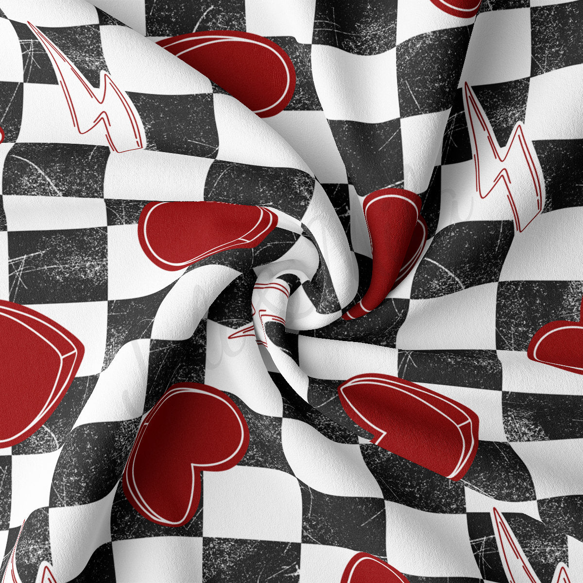 DBP Fabric Double Brushed Polyester DBP2277 Valentine's Day