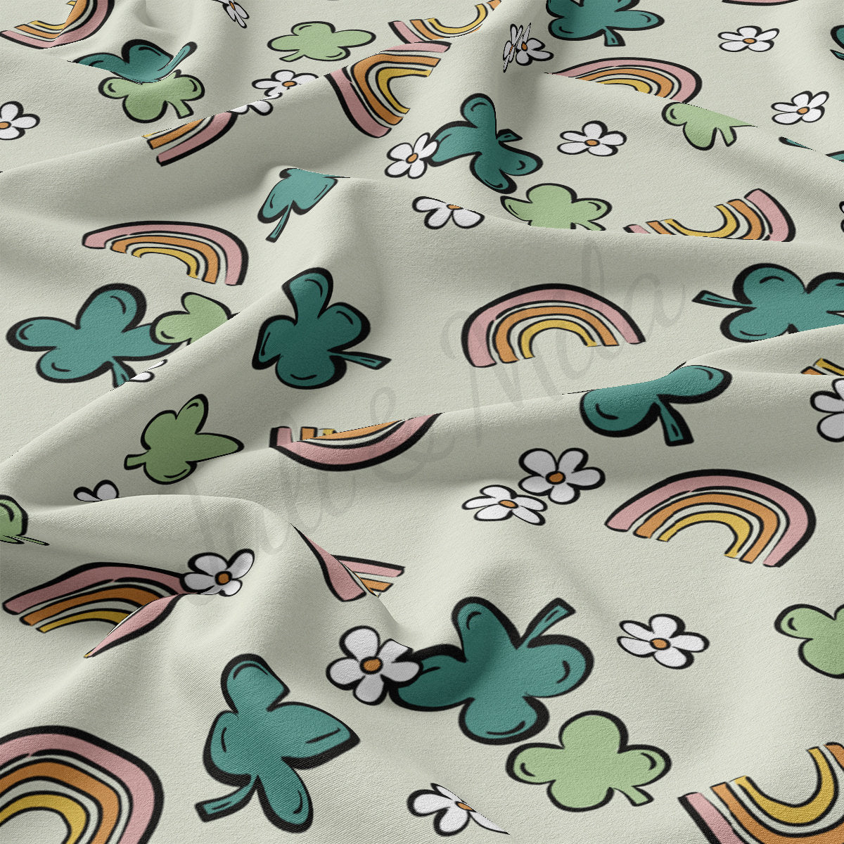 DBP Fabric Double Brushed Polyester DBP2287 St. Patrick's Day