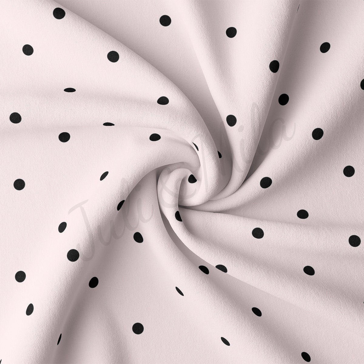 DBP Fabric Double Brushed Polyester DBP2291 Polka Dots