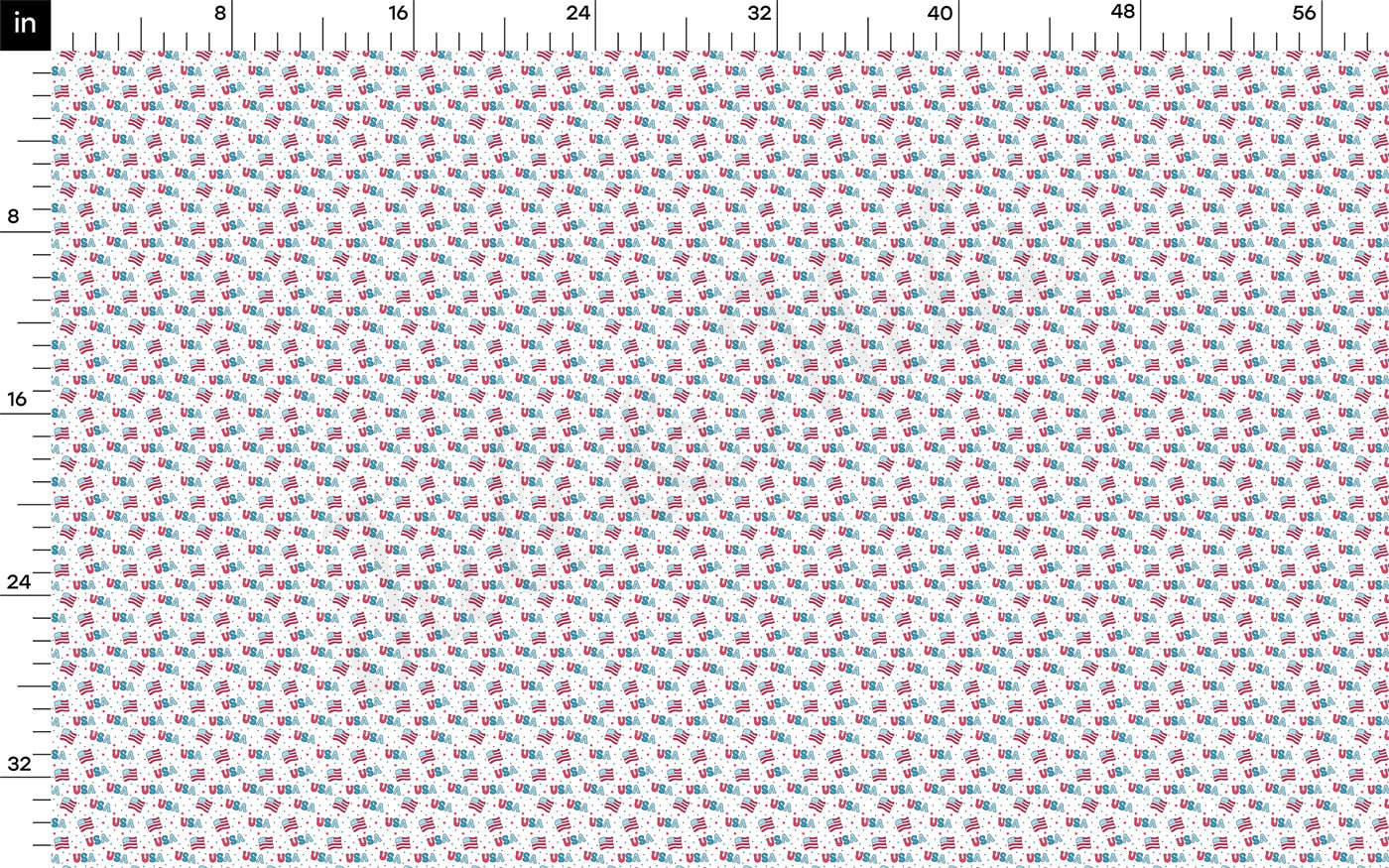 DBP Fabric Double Brushed Polyester DBP2295 4th of July Patriotic