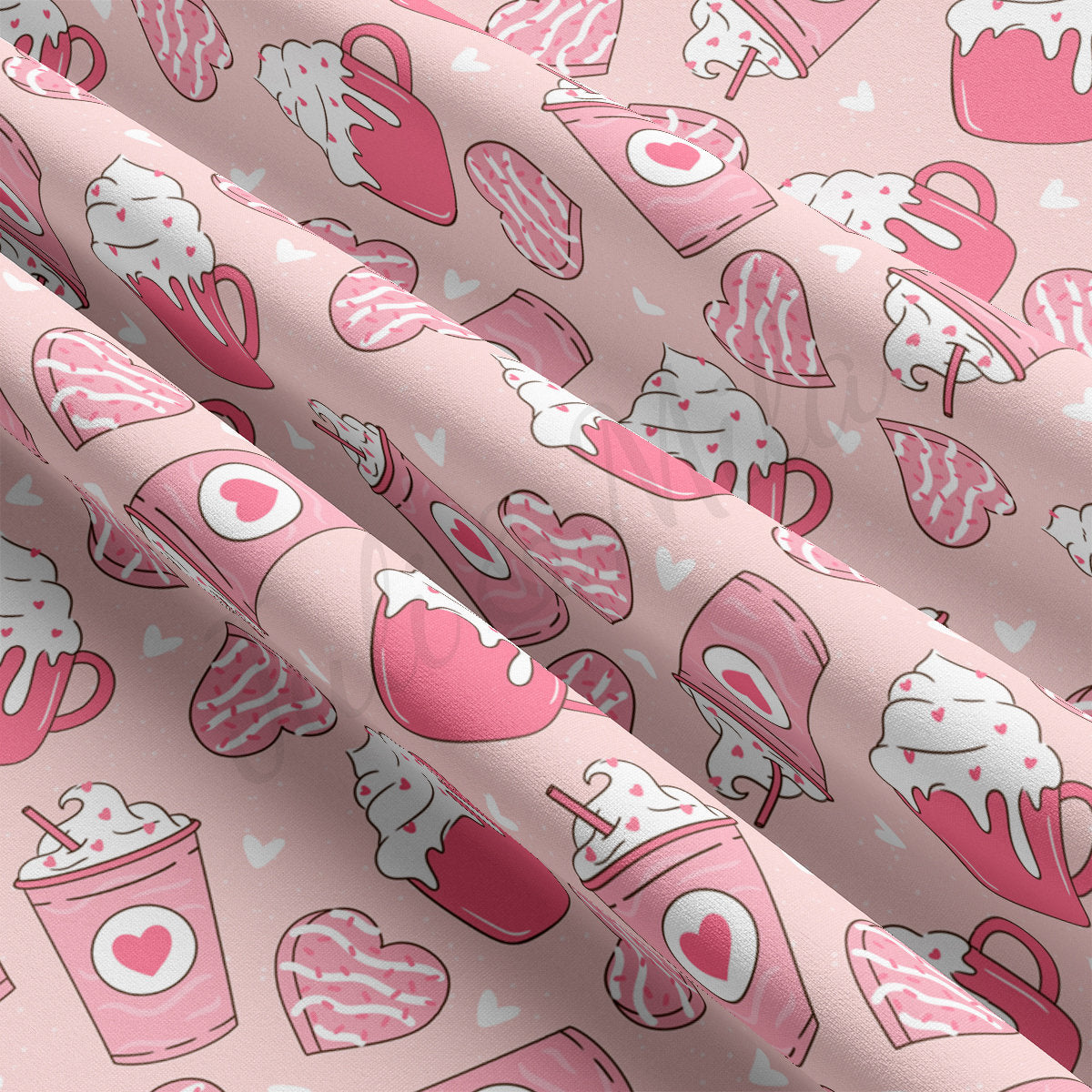 DBP Fabric Double Brushed Polyester DBP2300 Valentine's Day