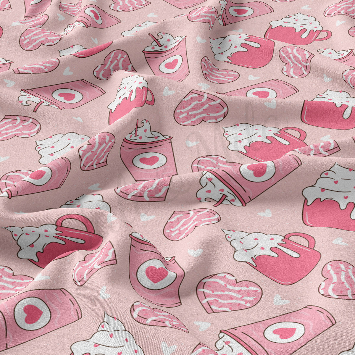 DBP Fabric Double Brushed Polyester DBP2300 Valentine's Day