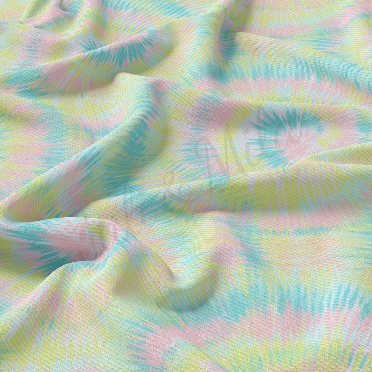 Rib Knit Fabric RBK2261 Tie Dye