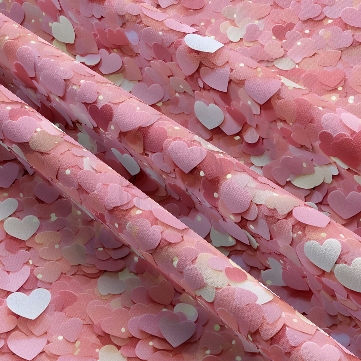 DBP Fabric Double Brushed Polyester DBP2314 Valentine's Day