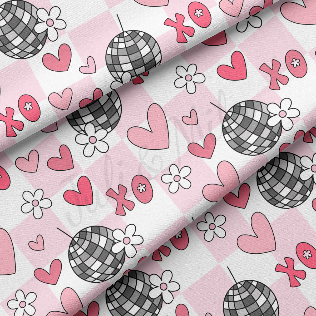 DBP Fabric Double Brushed Polyester DBP2315 Valentine's Day