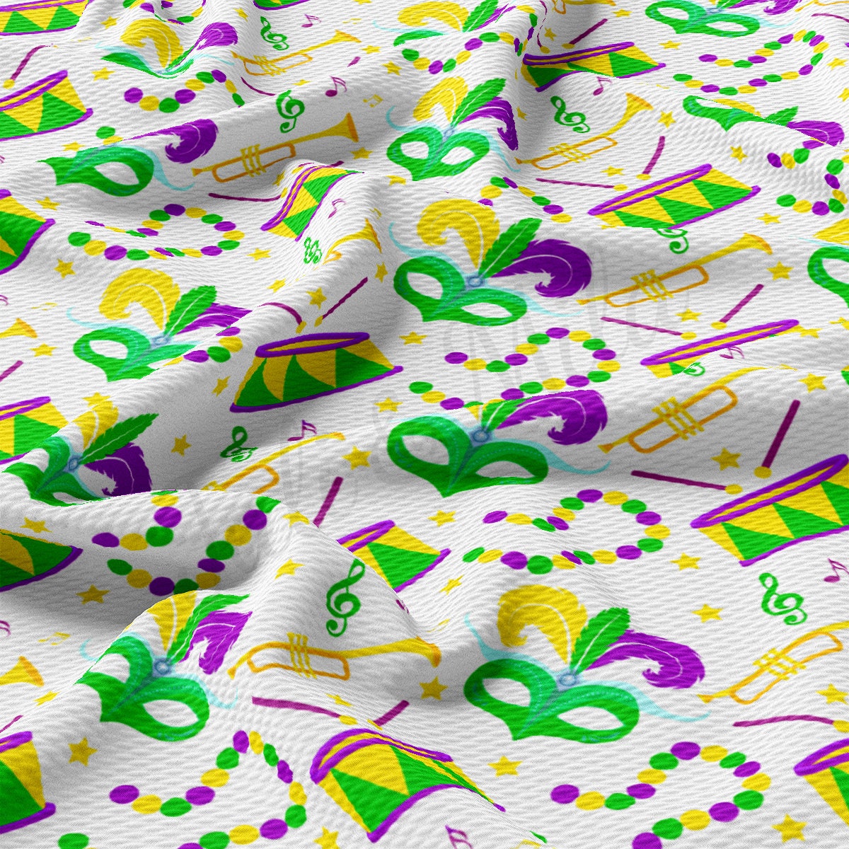 Mardi Gras Bullet Fabric AA2349