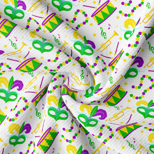 Mardi Gras Bullet Fabric AA2349