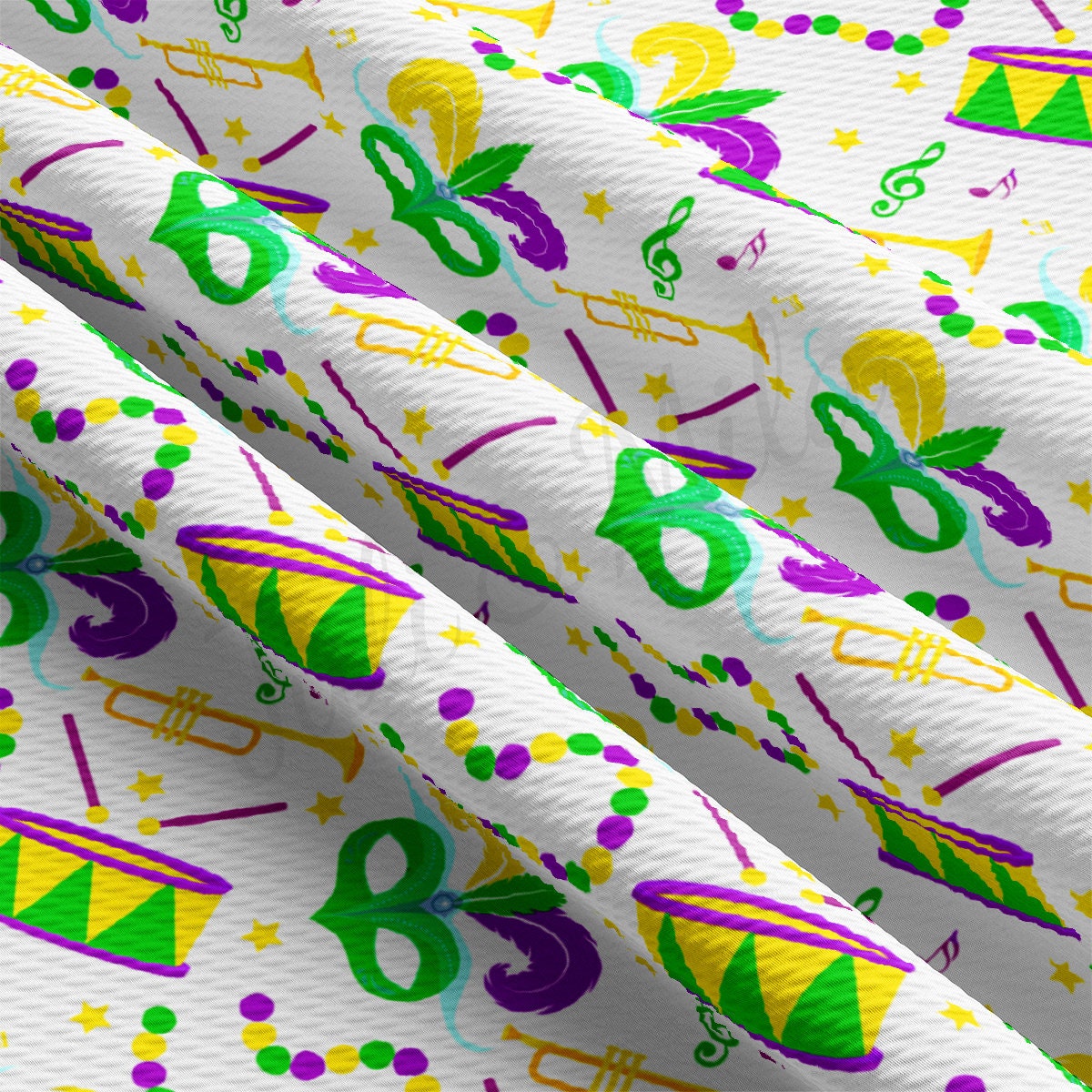 Mardi Gras Bullet Fabric AA2349