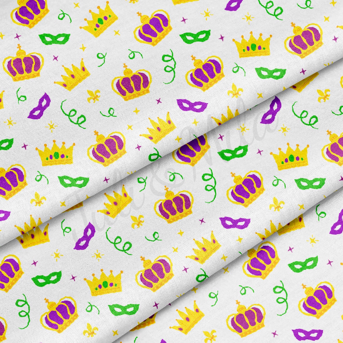 100% Cotton Fabric CTN2347 Mardi Gras