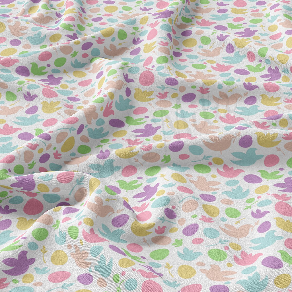 DBP Fabric Double Brushed Polyester DBP2334 Easter