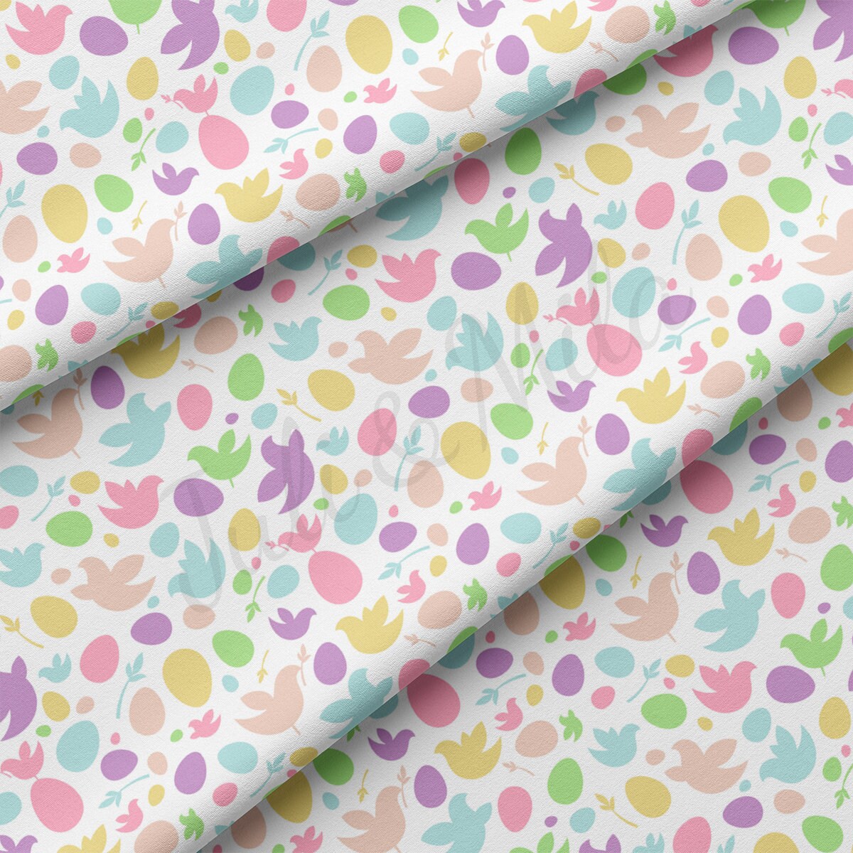 DBP Fabric Double Brushed Polyester DBP2334 Easter