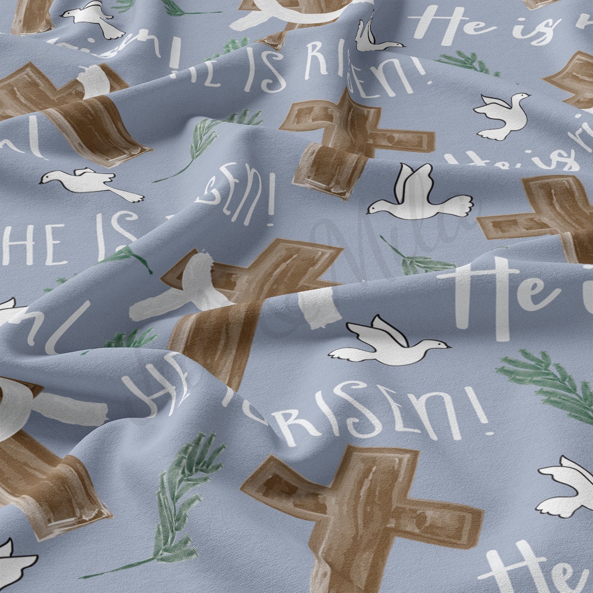 DBP Fabric Double Brushed Polyester DBP2340 Easter