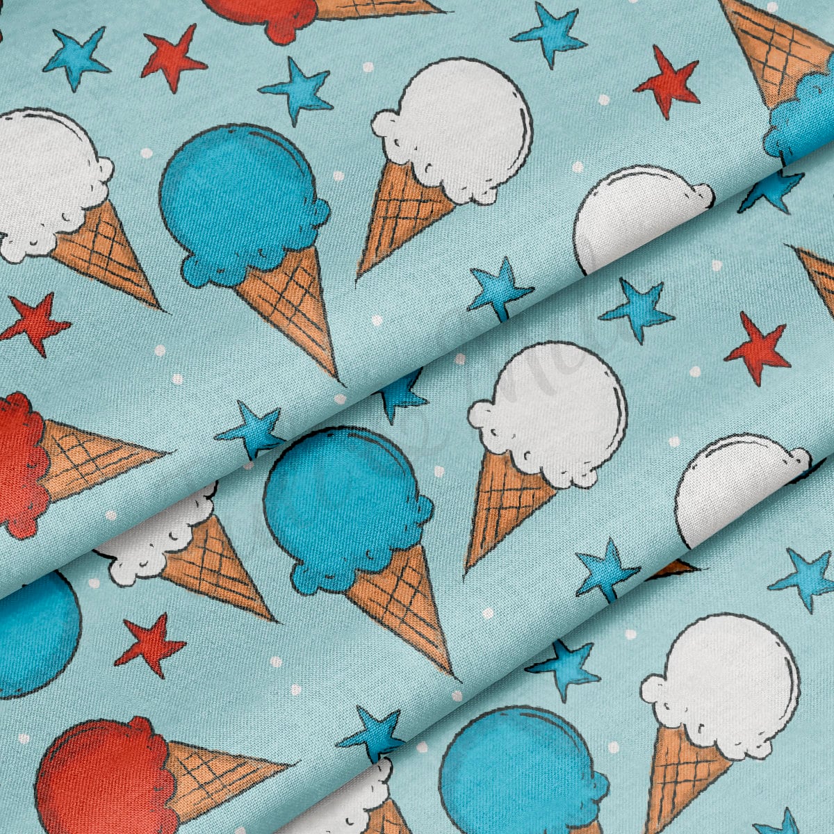 100% Cotton Fabric CTNPT55 Patriotic 4th of July