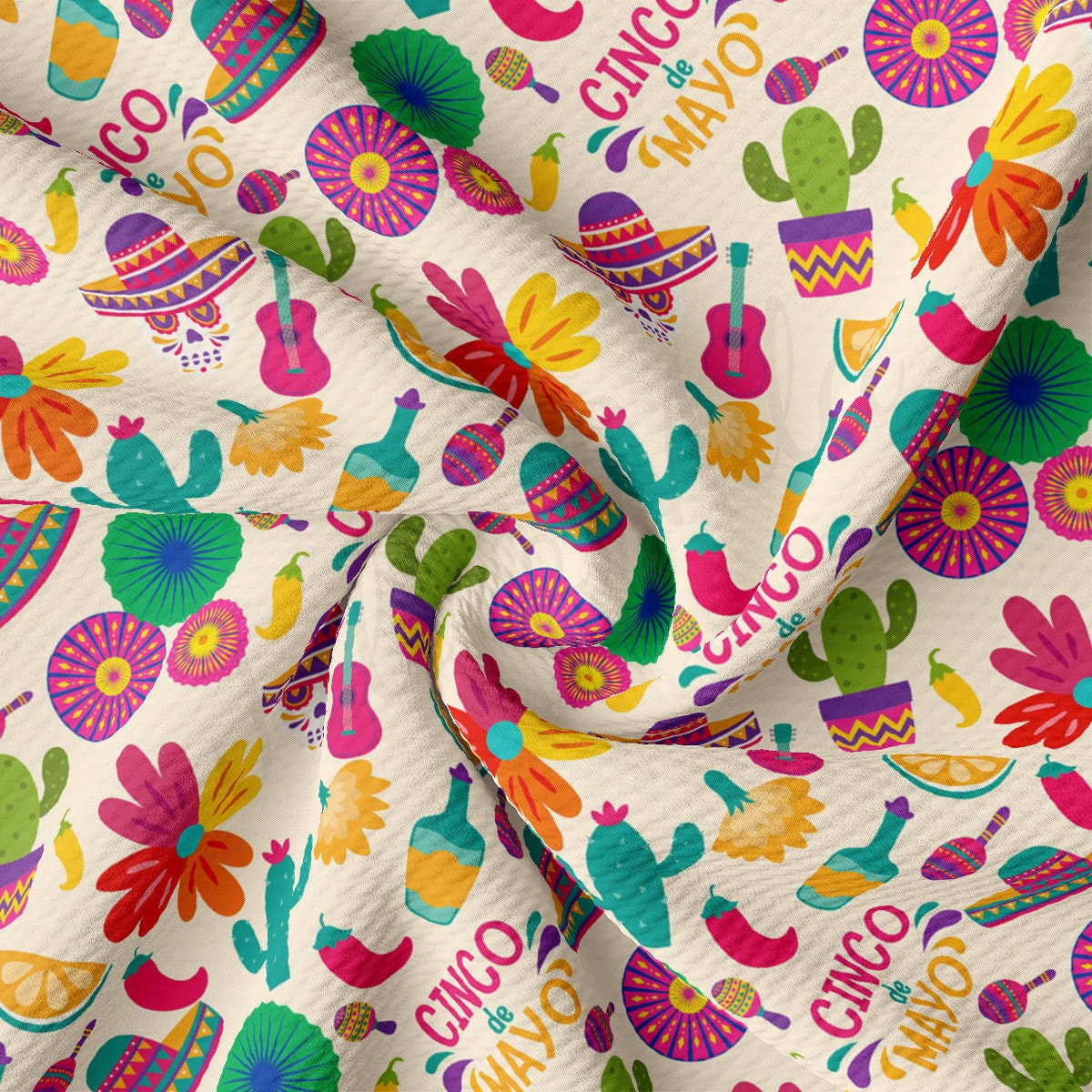 Bullet Fabric AA2267 Cinco De May Mexico Serape