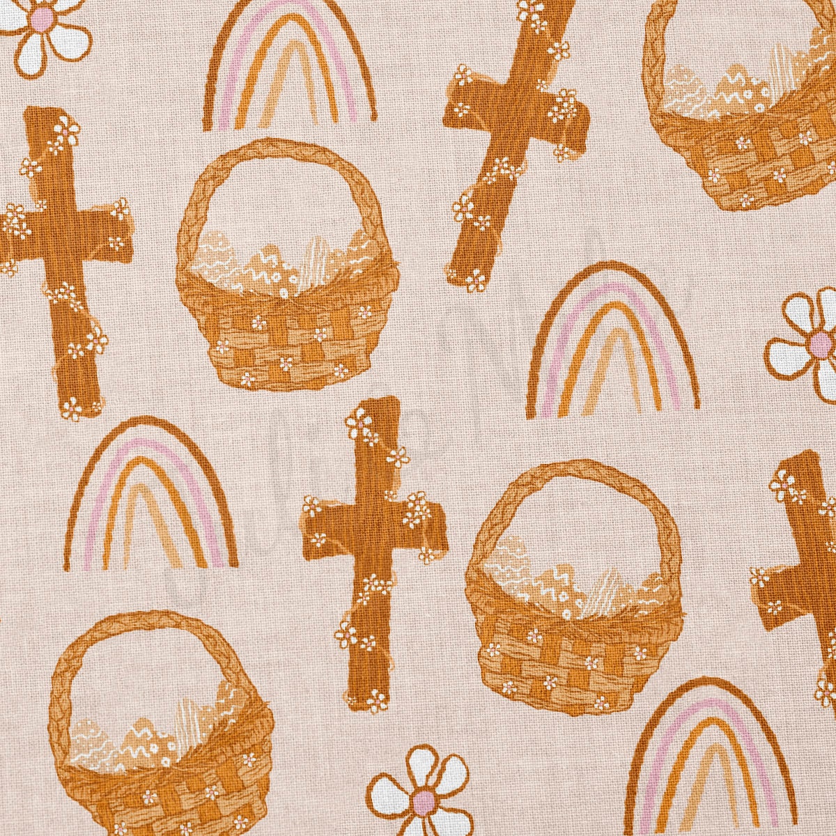 100% Cotton Fabric CTN2271 Easter