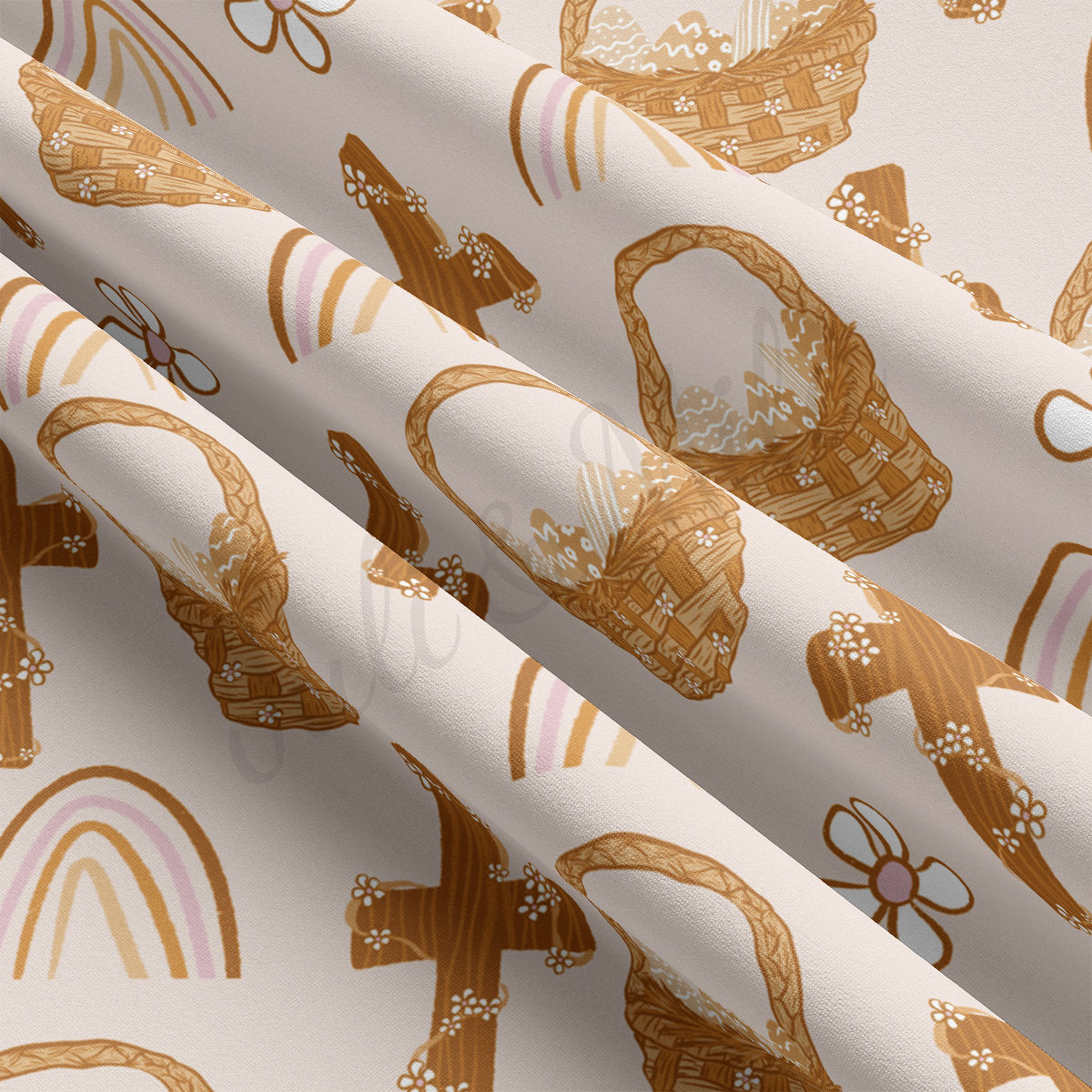 DBP Fabric Double Brushed Polyester DBP2271 Easter