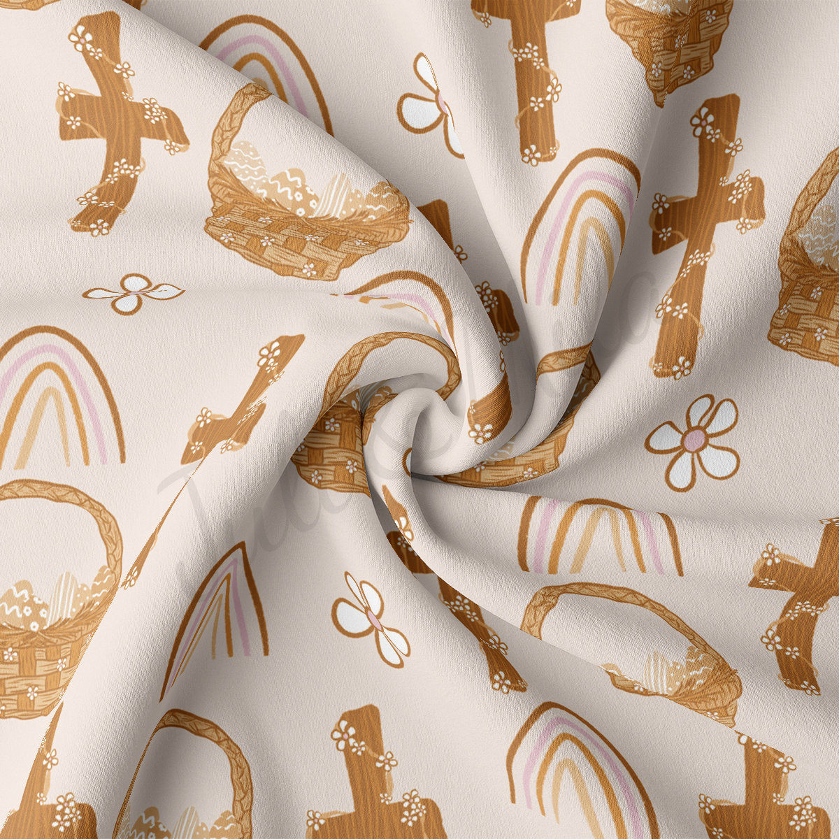 DBP Fabric Double Brushed Polyester DBP2271 Easter