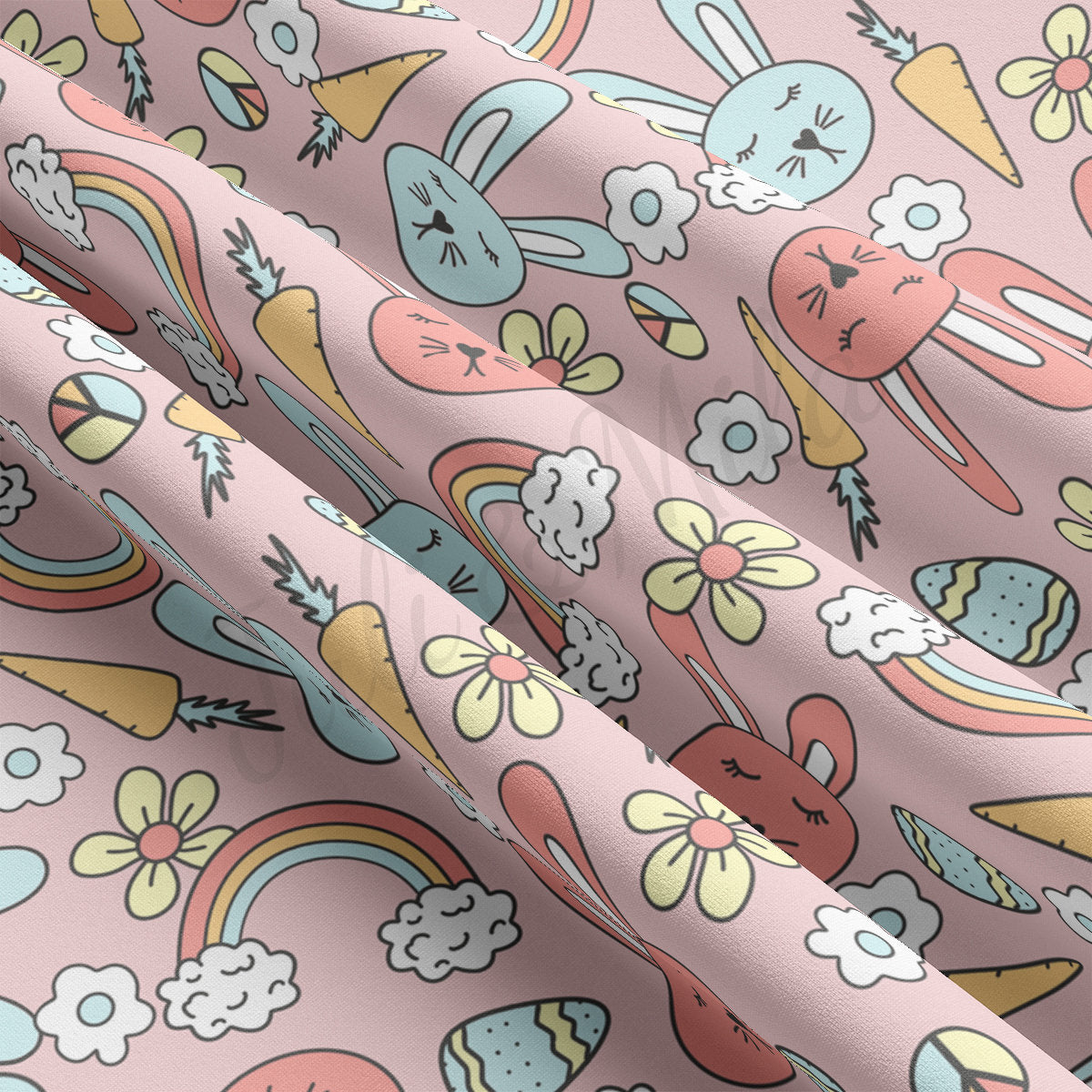 DBP Fabric Double Brushed Polyester DBP2272 Easter