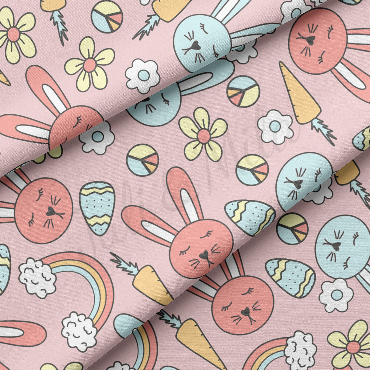 DBP Fabric Double Brushed Polyester DBP2272 Easter